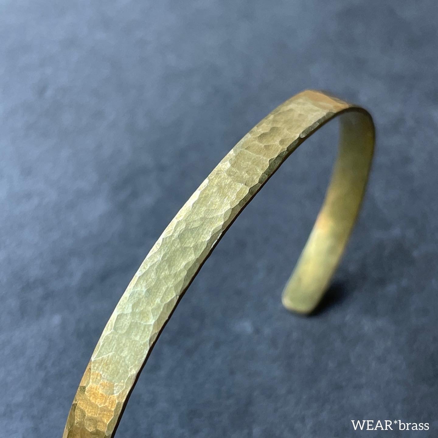 真鍮×槌目×バングル | WEAR*brass