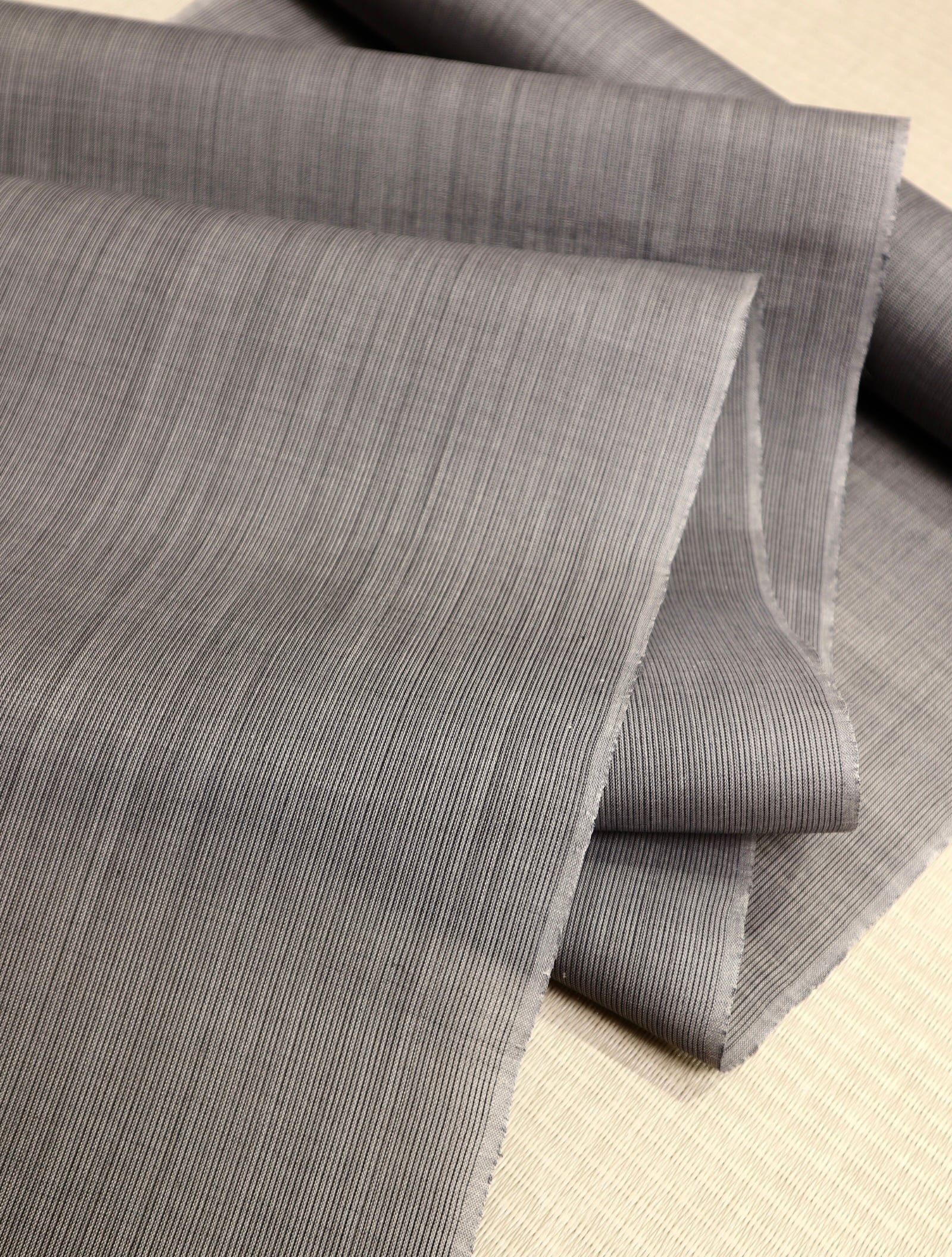 反物】能登上布 本麻手織 石川県指定無形文化財 灰 | きもののここち 透佳