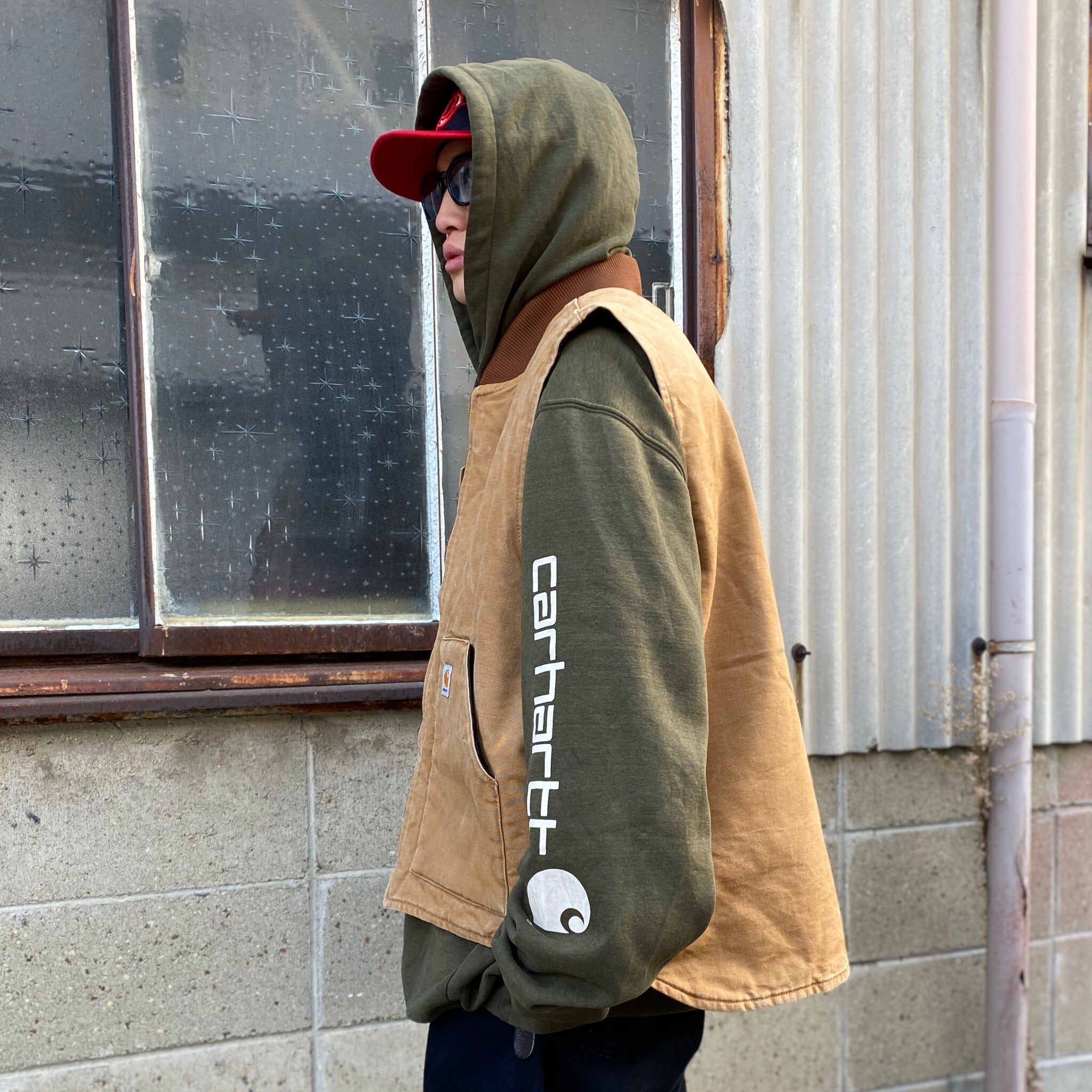 Carhartt カーハート ダック地 ワークベスト メンズXL 古着