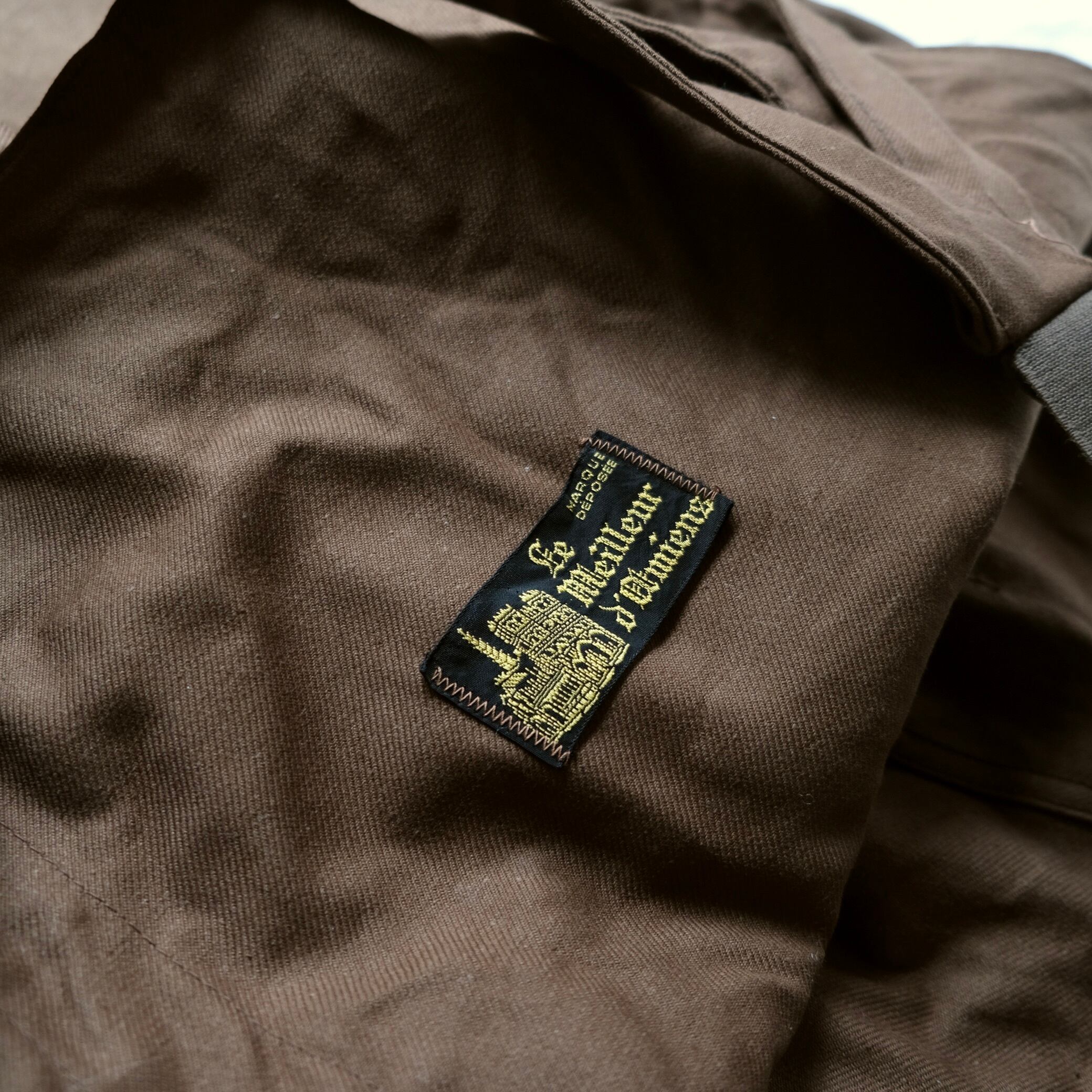 DEAD STOCK【 FRENCH WORK 】 Cotton Twill Overalls / フランス