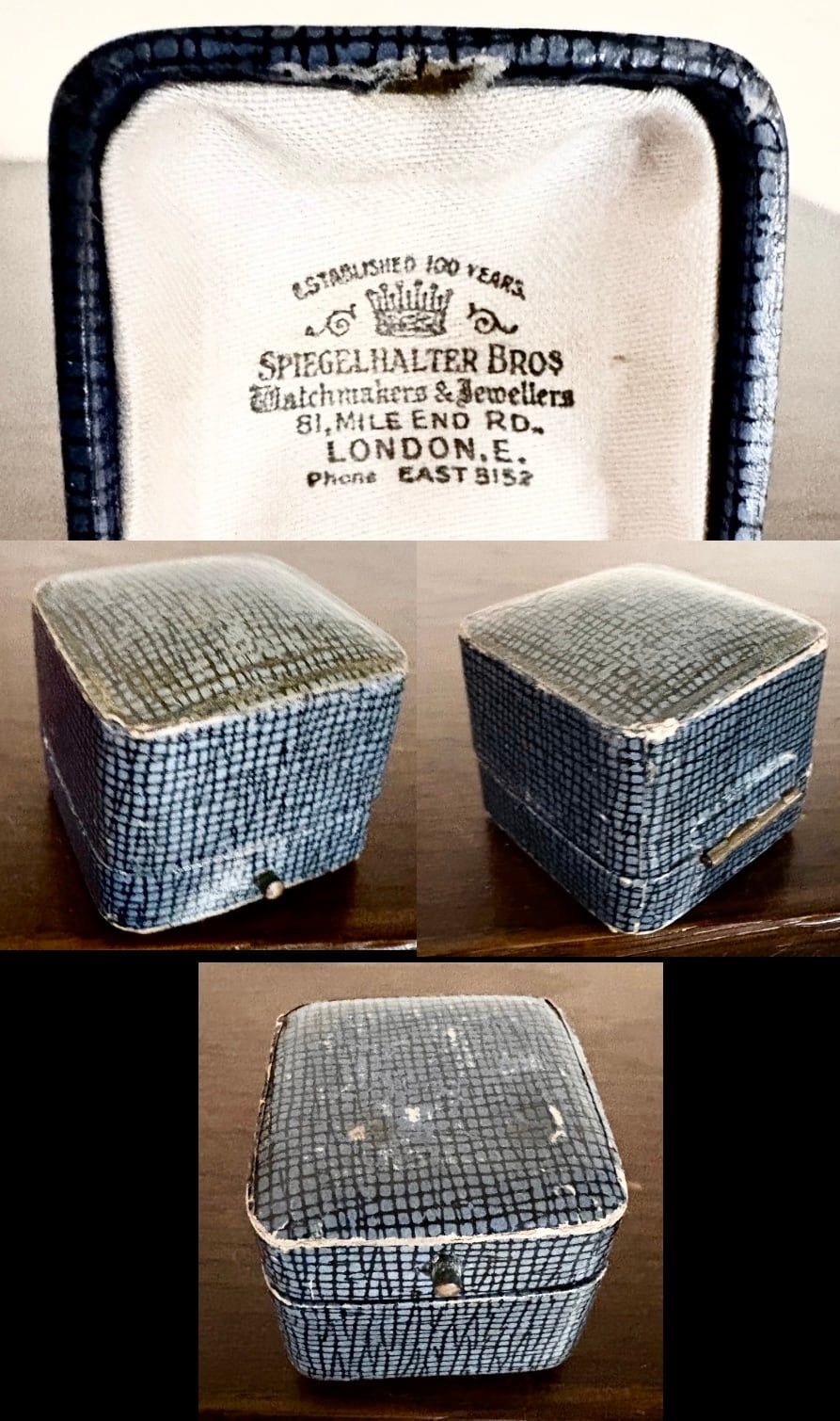 英国アンティーク ジュエリーボックス 2点 BRILLAINS MANSFIED