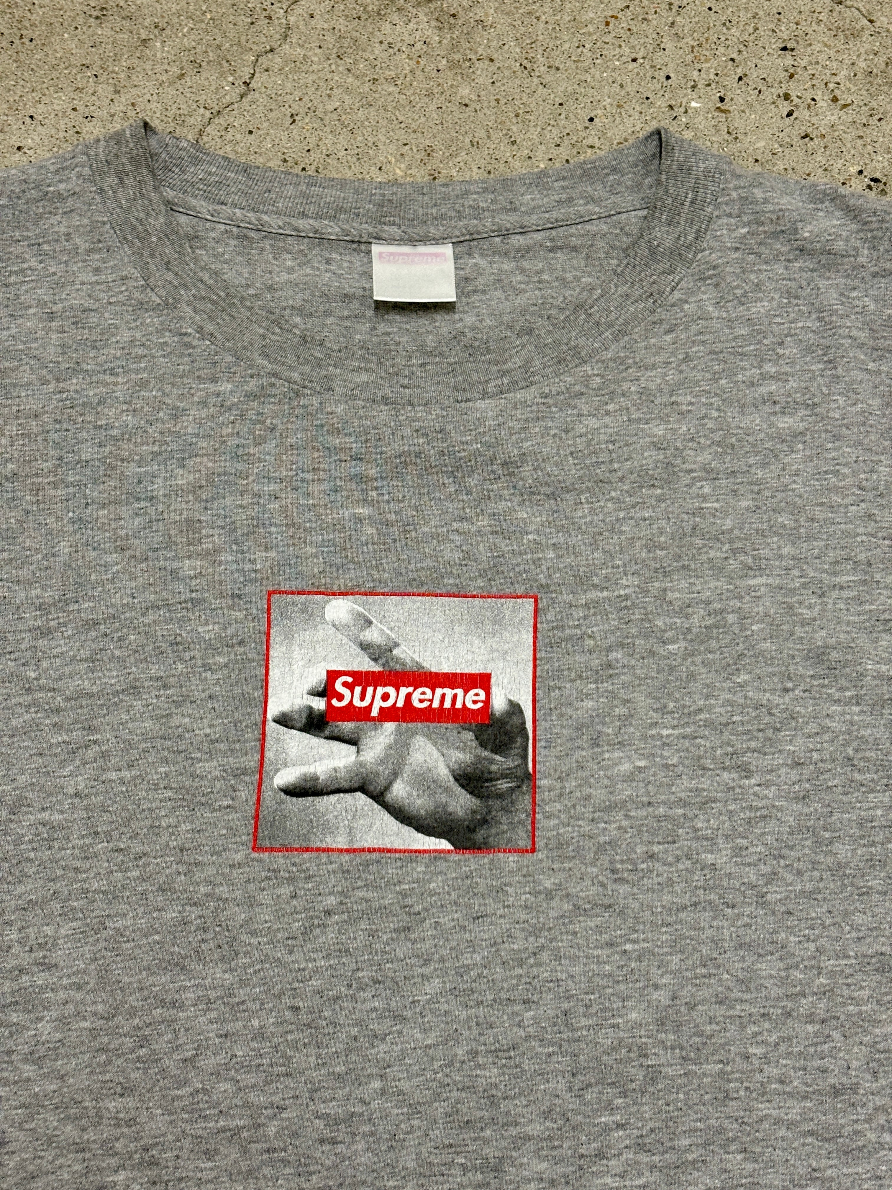 90s SUPREME/Barbara Kruger Box Logo Tee/1998年/L相当/バーバラ