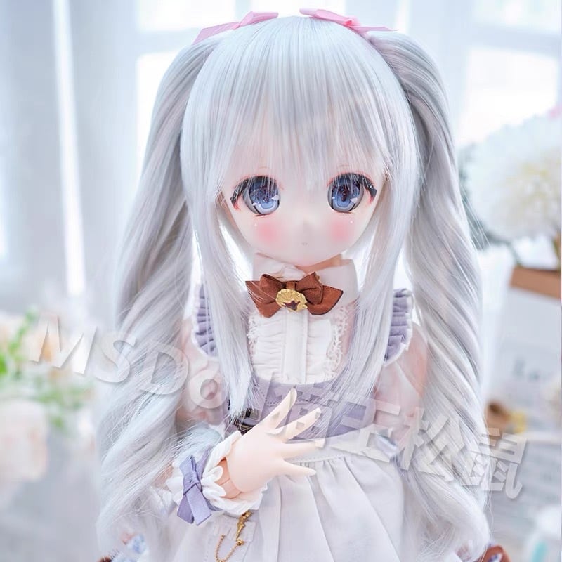 全2色！セットウィッグ BJD 1/3 1/4 1/6 MDD KUMAKO かつら 耐熱