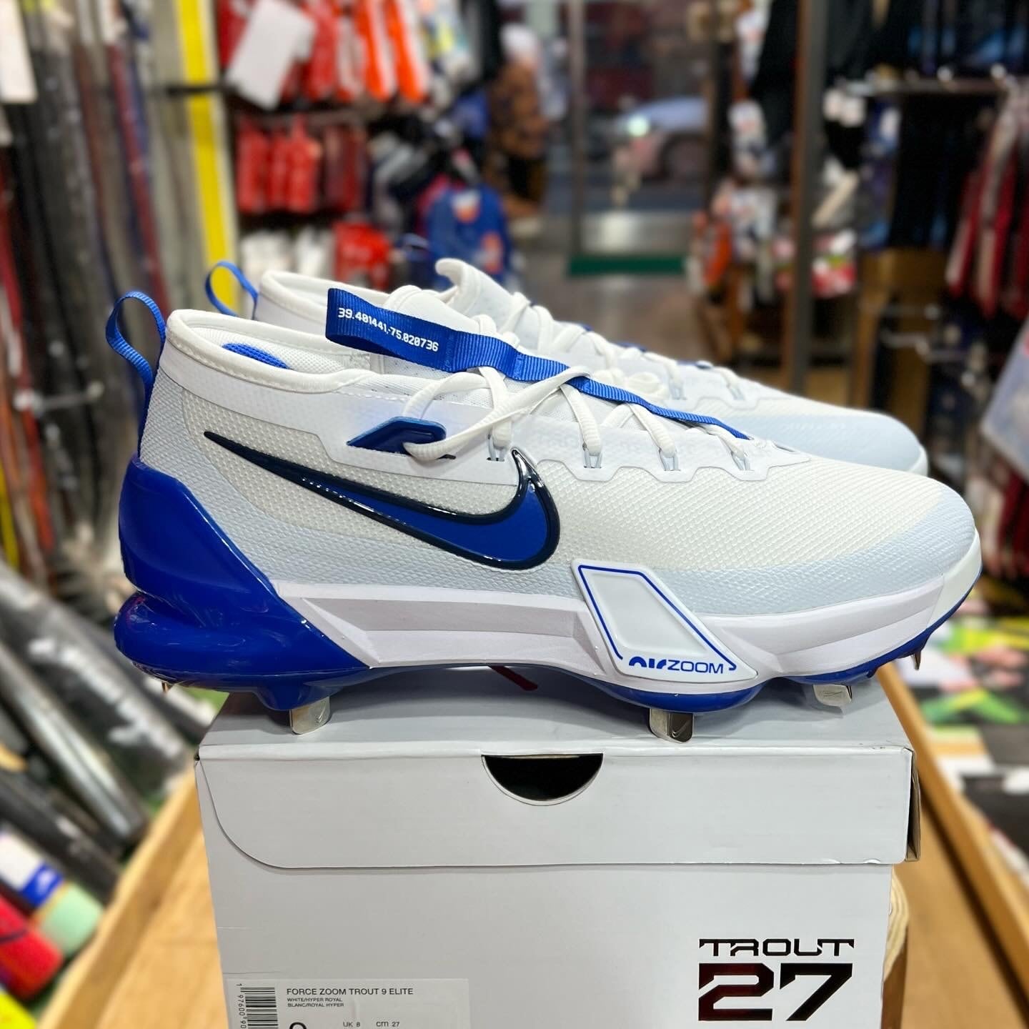 US限定 トラウト9 Force Zoom 金具スパイク ナイキ 野球 スパイク