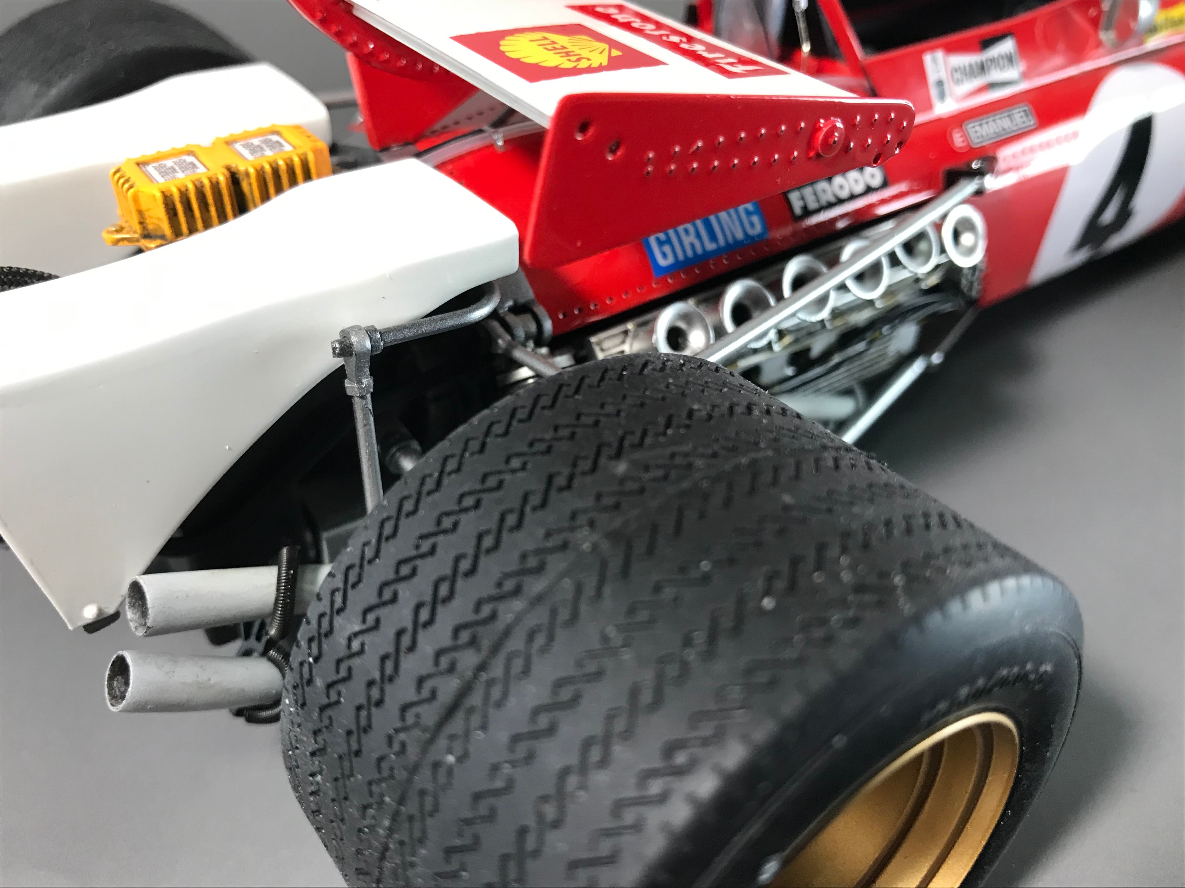 制作サンプル タミヤ1/12 フェラーリ312B完成品 | Ken-1 Model Car Works