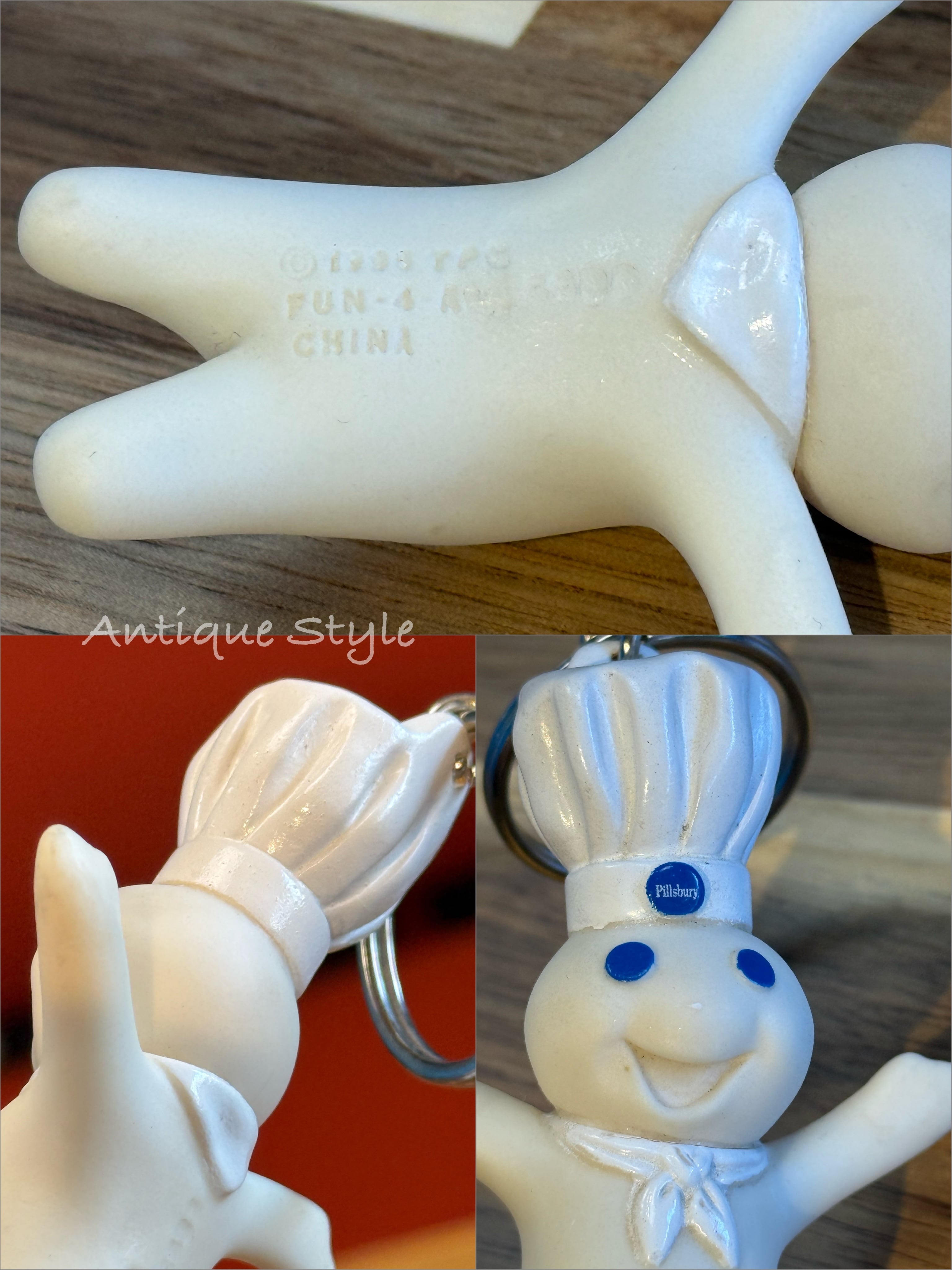 送料込】90s USA ヴィンテージ Doughboy ドゥーボーイ キーホルダー