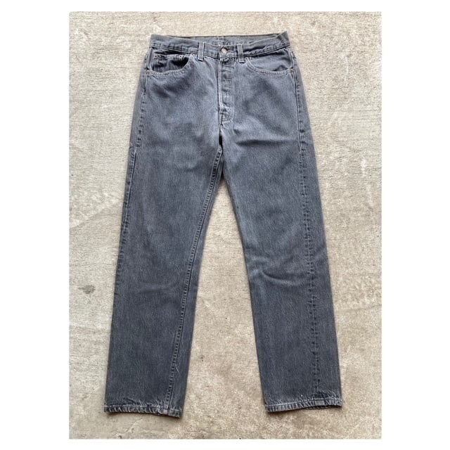 90's Levi's 501 先染め BLACK DENIM made in USA W32×L29 | BASE LINE