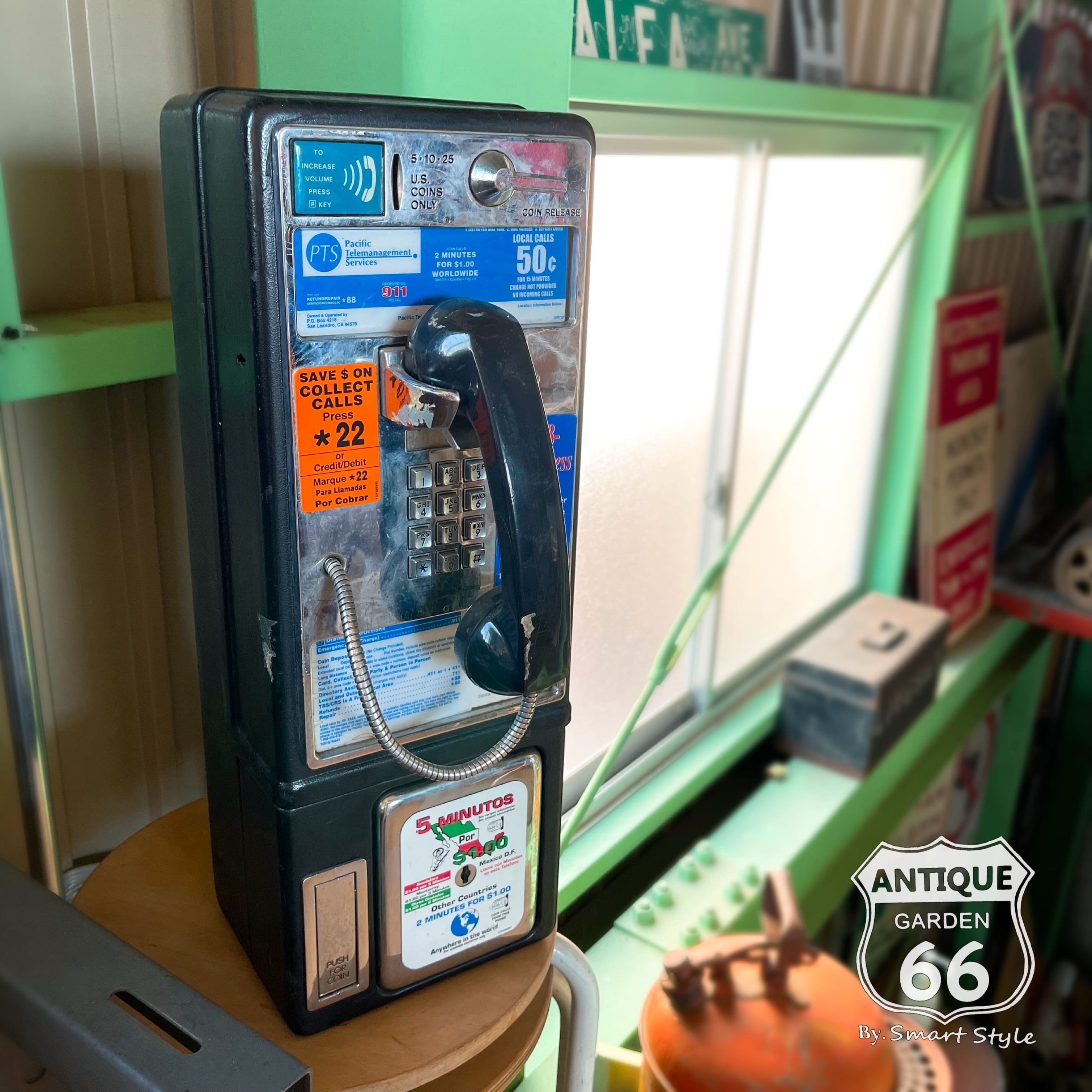 M様 ご注文品☆USA 公衆電話 ヴィンテージ パブリックフォン【L-028