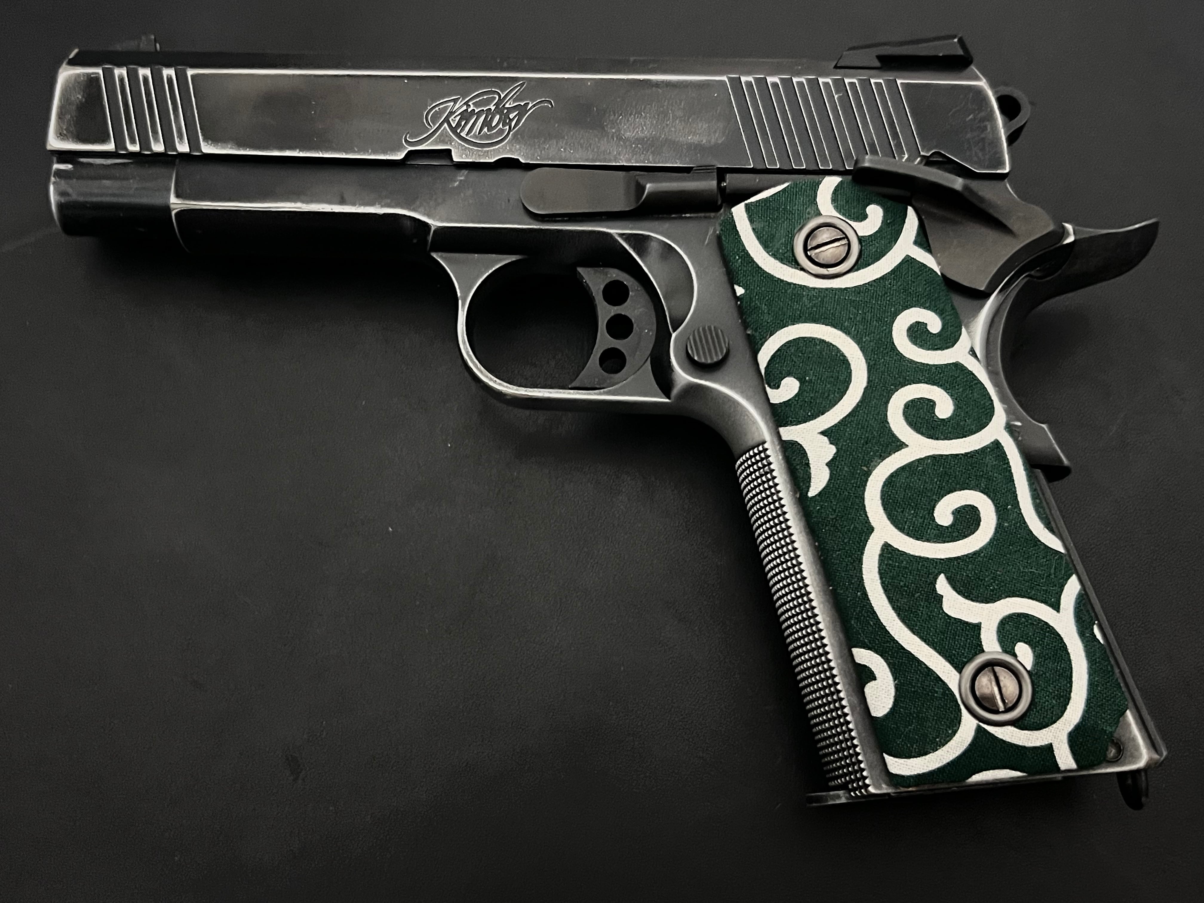 GW-16《唯一無二の削り出し革グリップ》 東京マルイ ガバメント用｜和