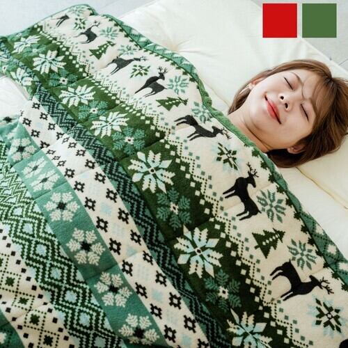 ノルディック柄かいまき毛布布団 | bedclothes