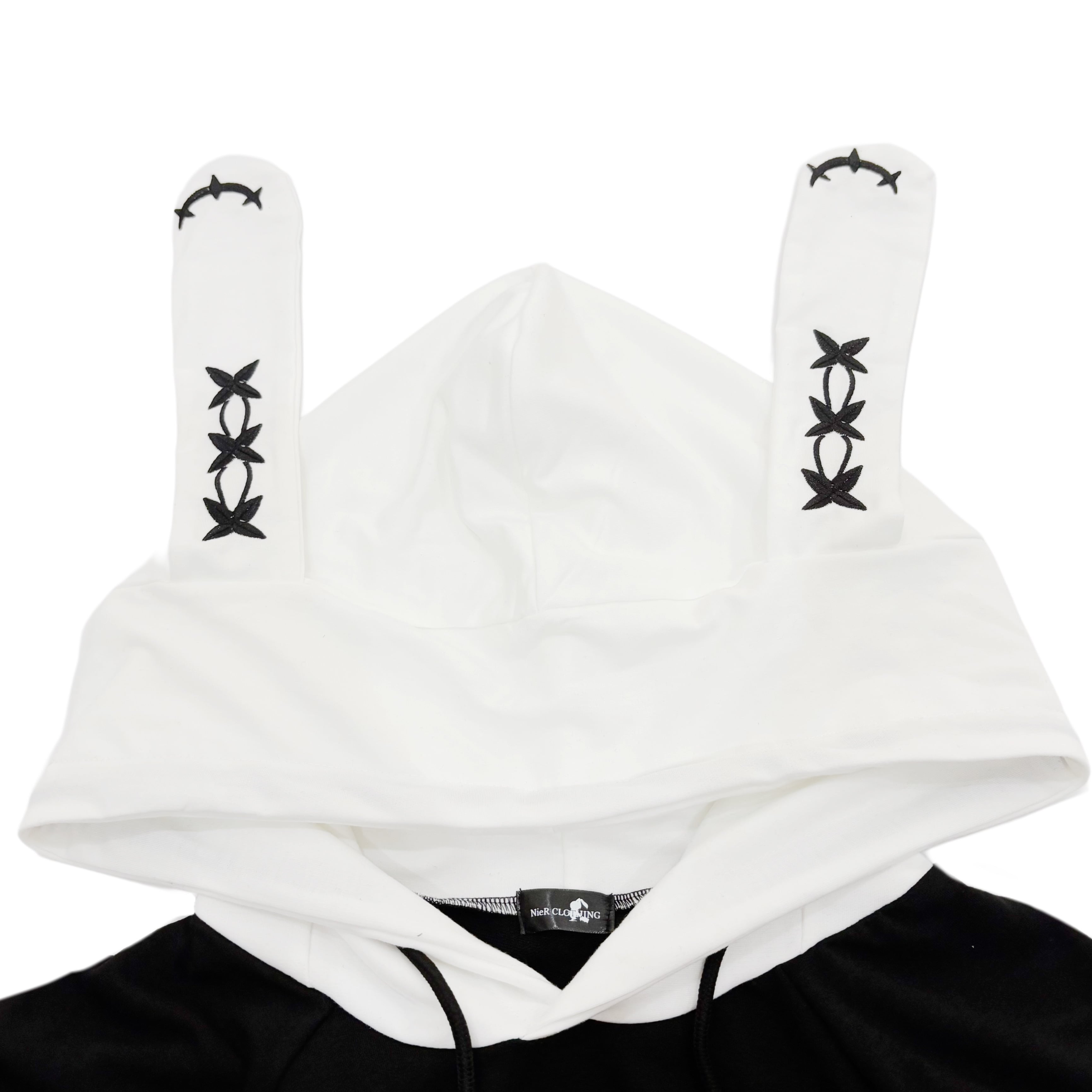 現実見たくない】うさ耳しっぽ付きゆるパーカー | NIER CLOTHING