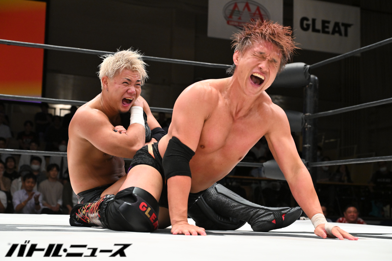 元DRAGON GATEの石田凱士がGLEAT入団！タッグ王座を防衛しTNAの強豪を