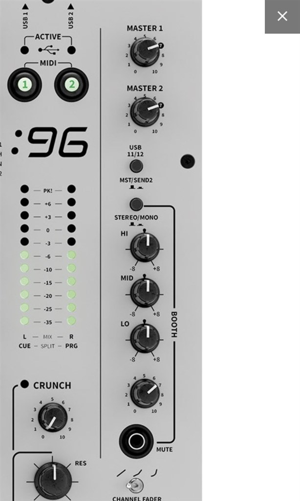 ピュアオーデュオでプリアンプとしての使用法』 ALLEN&HEATH XONE：96