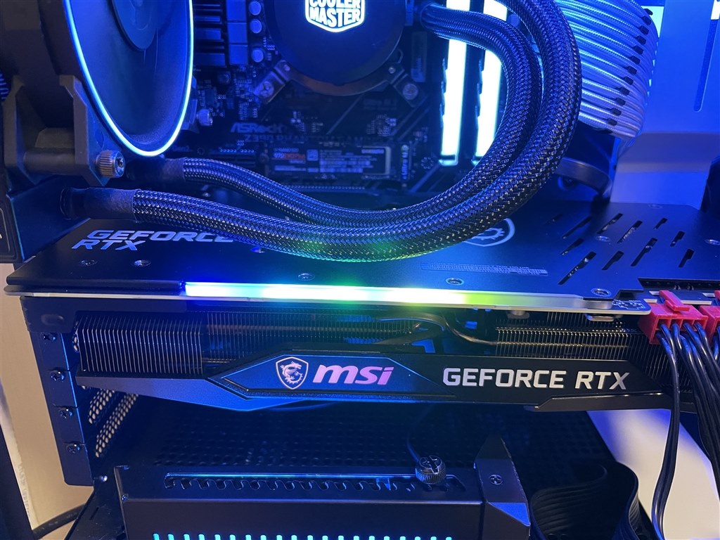 LED点灯について』 MSI GeForce RTX 3080 GAMING Z TRIO 10G LHR