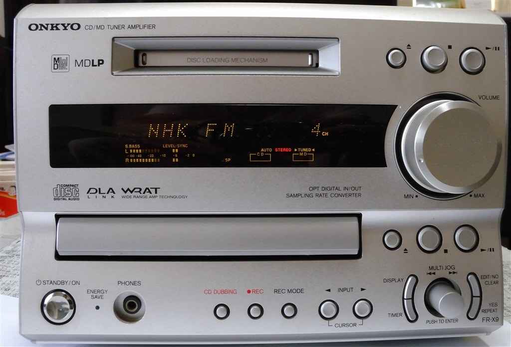 ONKYOコンポ FR－X9の設定はACケーブル外して保持される