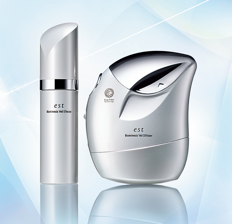 肌上に極薄膜を作るFineFiber技術で驚きの美しさ バイオミメシス