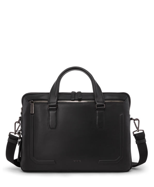 Harrison Sycamore Slim Brief Black | TUMI Belgium