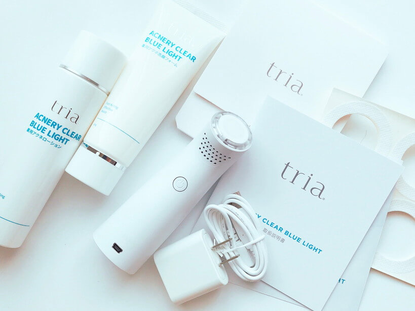 トリア美顔器の口コミレビューと効果的な理由！ニキビ美顔器アクネリー