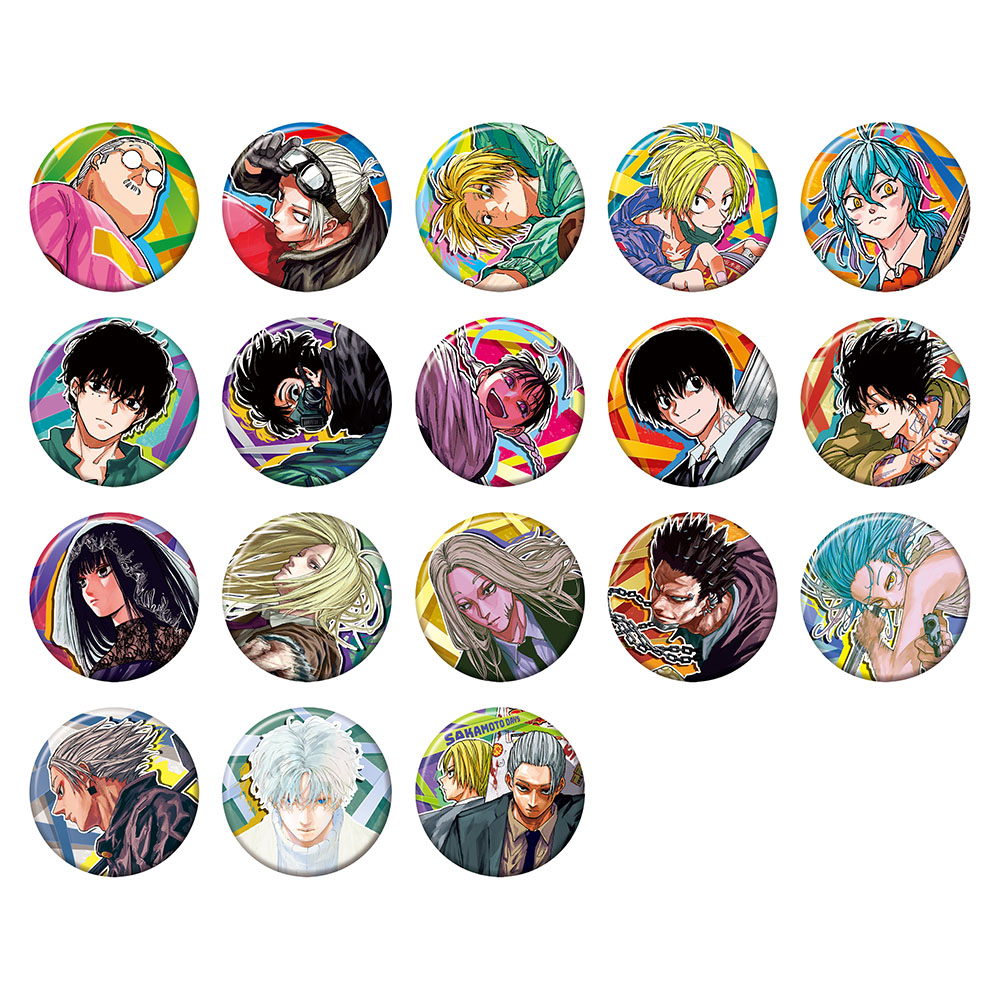 サカモトデイズ デコレクション缶バッジ 神々廻 100点 サカモトデイズ