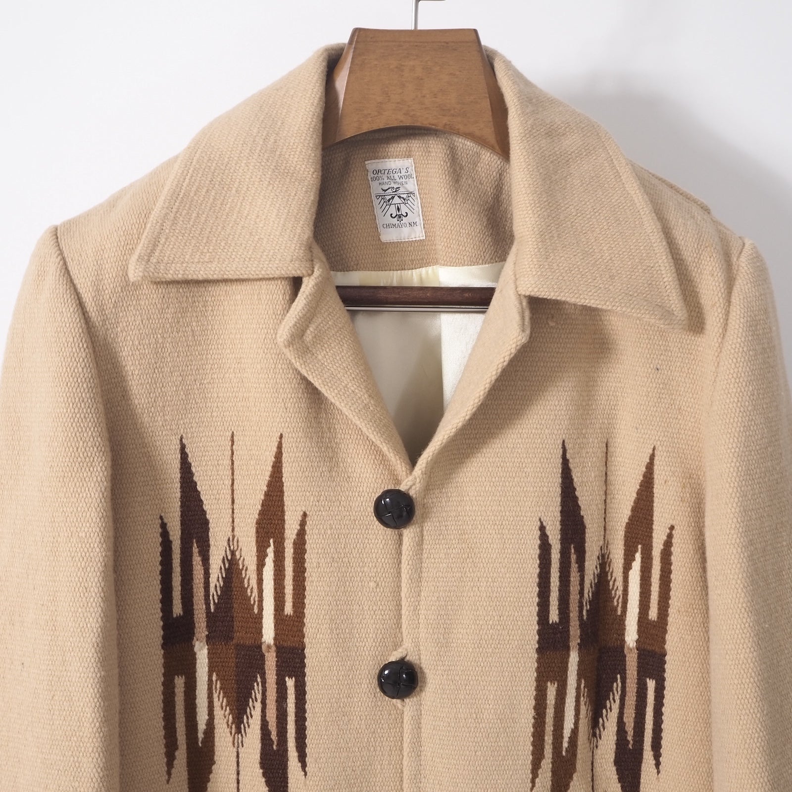 オルテガ ORTEGA'S ヴィンテージ チマヨ ジャケット ベージュ M相当