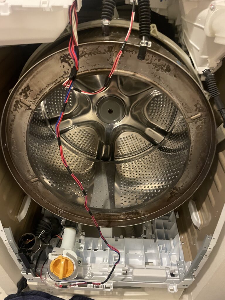 日立ドラム式洗濯機BD-SG100CL分解清掃報告 | ドラム式洗濯機分解
