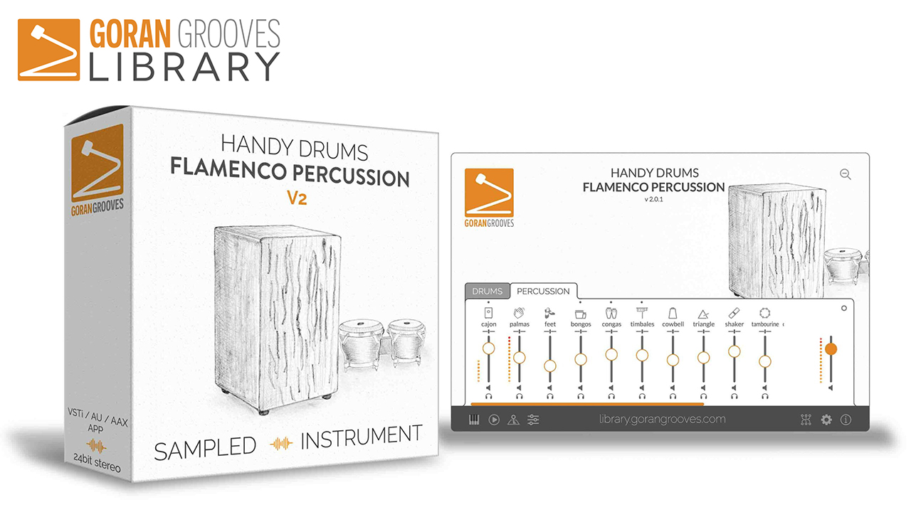 GoranGrooves Handy Drums FLAMENCO PERCUSSION V2 - beatcloud - DTM