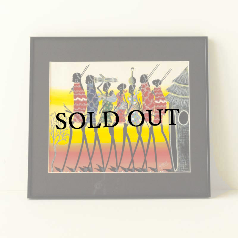 アフリカンアート30 / 7人のレディ | ボー・デコール オンラインショップ