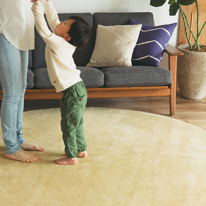 ハグみじゅうたん®] てざわり無地シリーズ 上質ウール絨毯