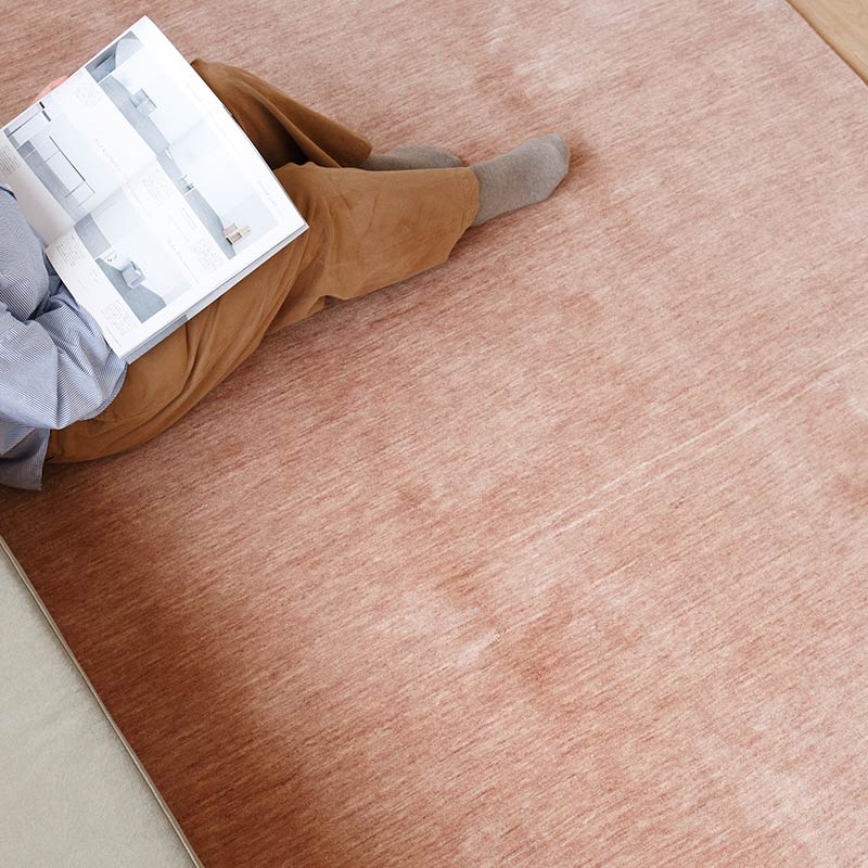 無垢の床にやさしい天然素材の厚手ウールラグ [ハグみじゅうたん