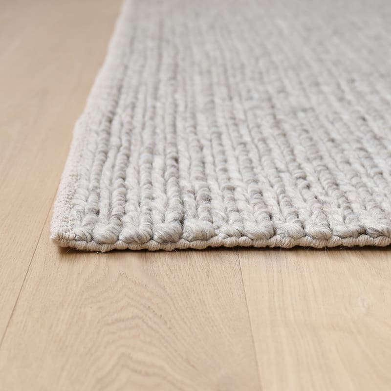 気軽に使える天然素材のウールラグ [ライトグレー] / WW54A | ボー