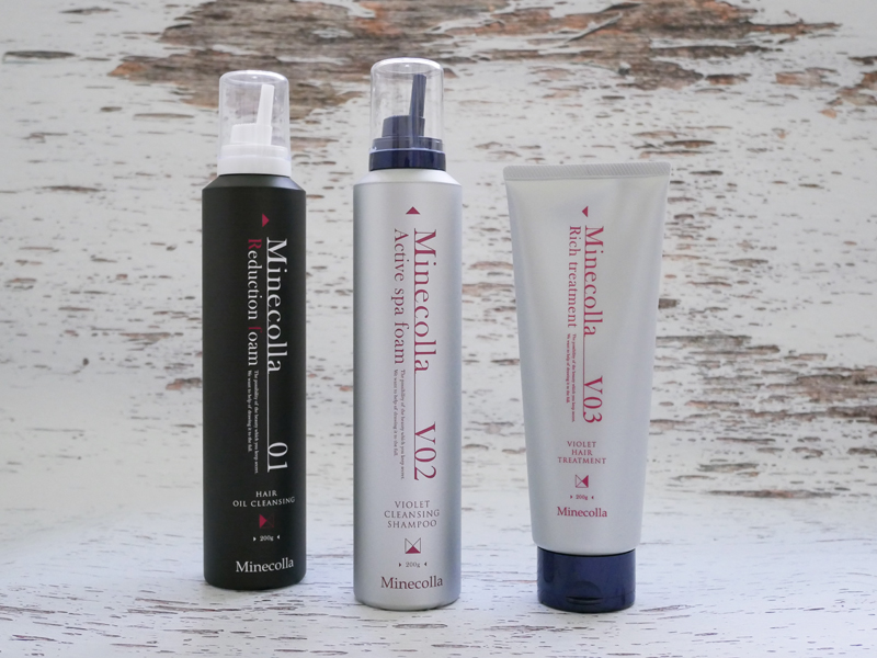 美髪ヘアケア ミネコラの紫シャンプー＆トリートメント限定販売！髪の