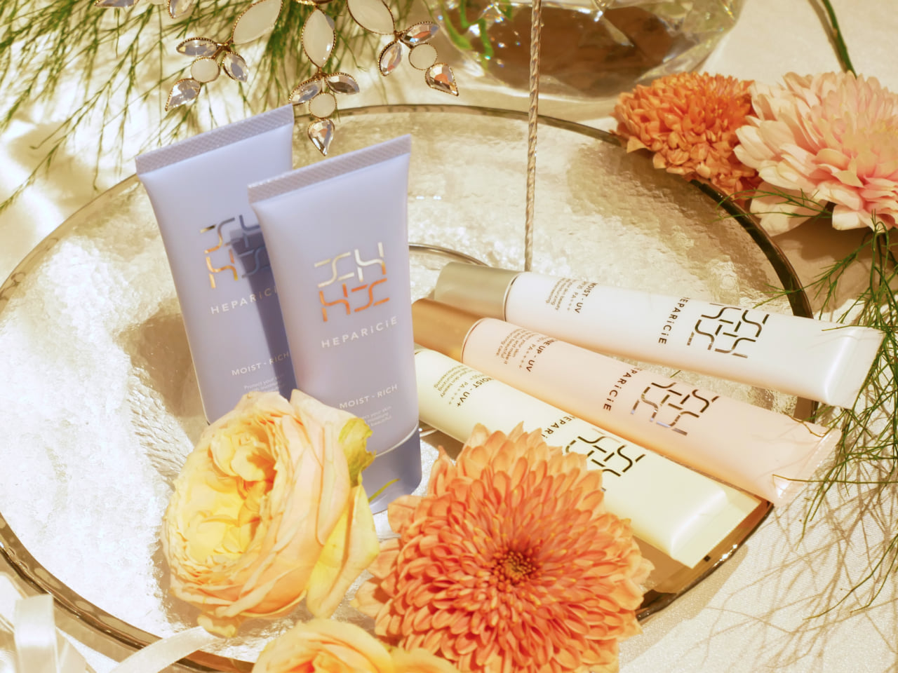 一日中ヘパリン類似物質でケアできるUVスキンケアHEPARiCiE