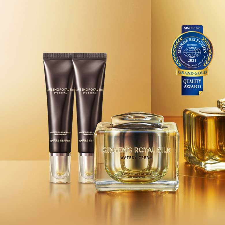 NATURE REPUBLIC Ginseng Royal Silk Watery Cream with Eye Cream