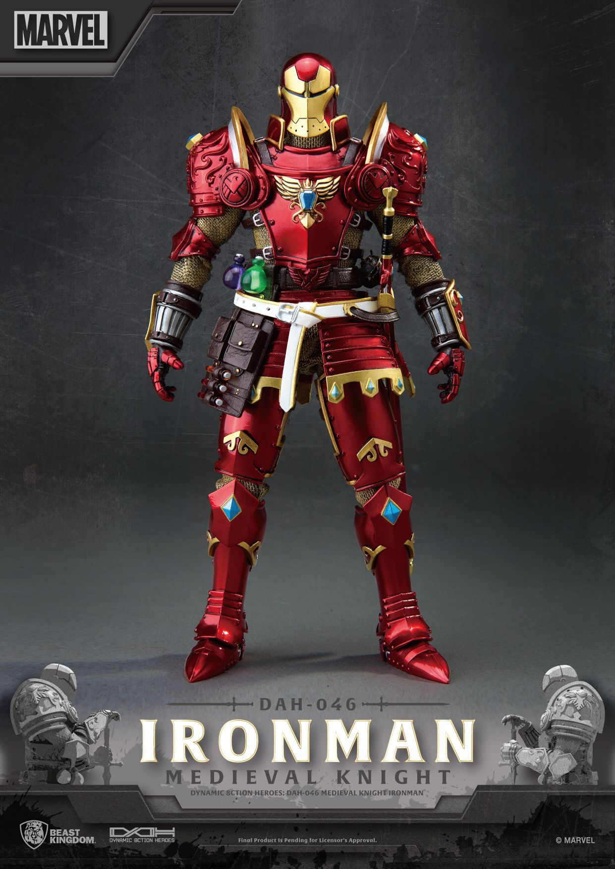 Beast-Kingdom USA | DAH-046 Medieval Knight Iron man