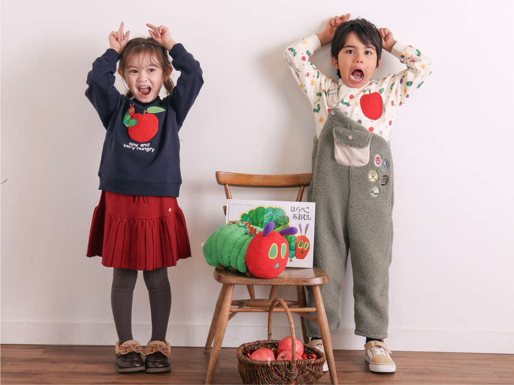 SLAP SLIPより、『はらぺこあおむし』『パンダのおさじとフライパンダ