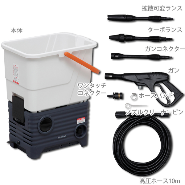 送料込 高圧洗浄機 アイリスオーヤマ SBT-512N Amazon | アイリス