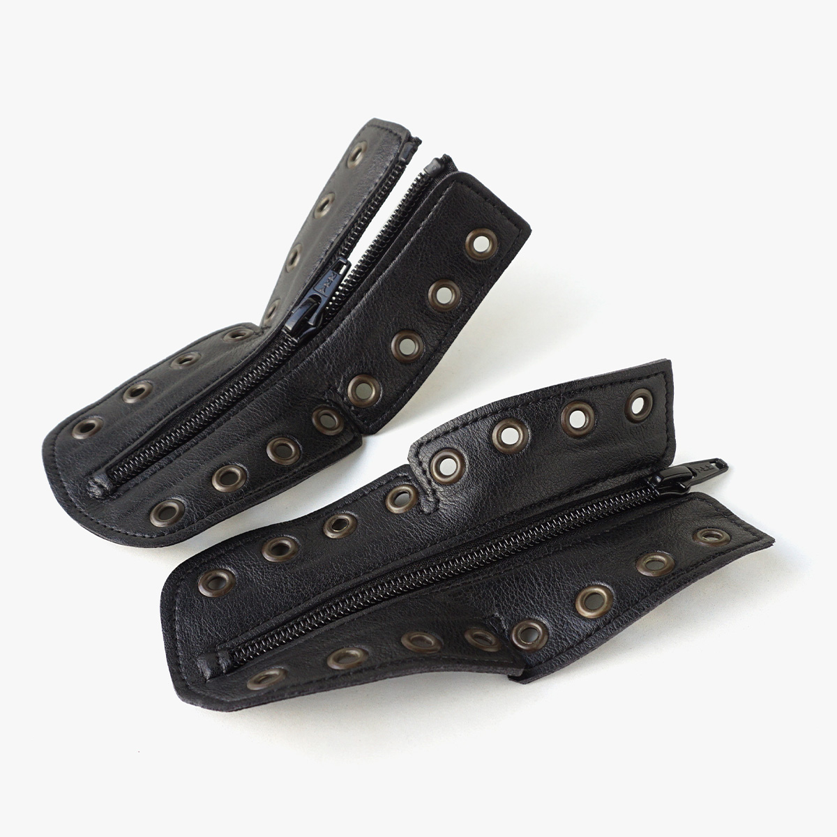 編み上げブーツ クイックリリースジッパー ファスナー バイク サバゲー