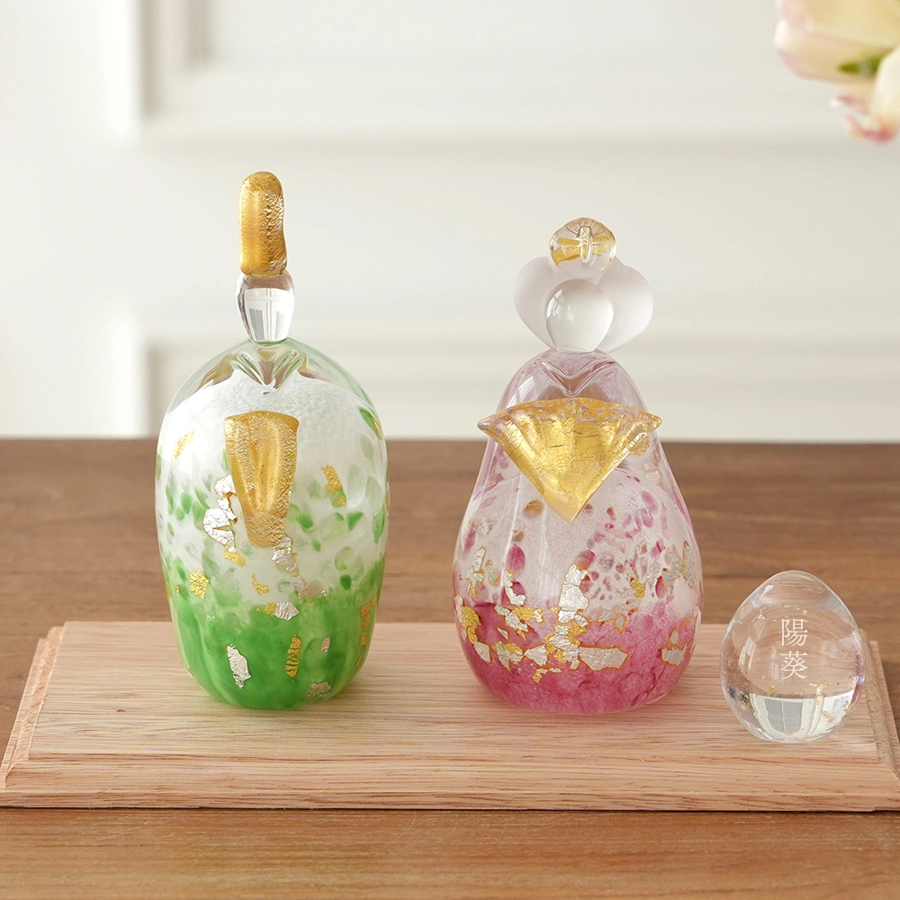 初節句 ひなまつり 雛人形】ガラス雛飾り 桜お雛様セット｜ベルビー