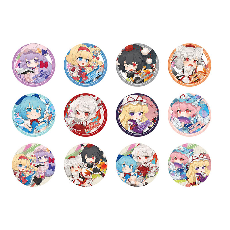 東方Project シリーズ』 ちゃいキャラ トレーディング缶バッジ Vol.2