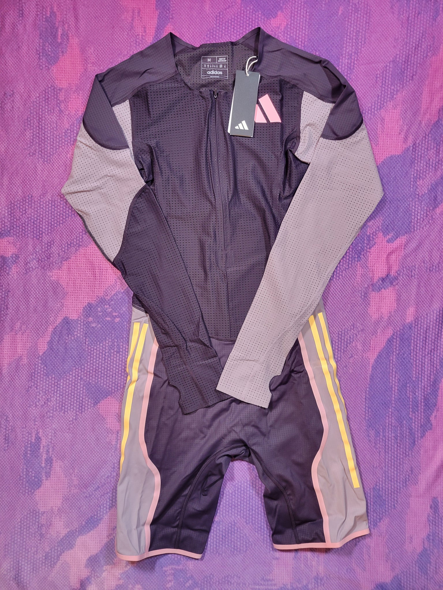 2024 Adidas Pro Elite Long Sleeve Speedsuit (M) – Bell Lap Track