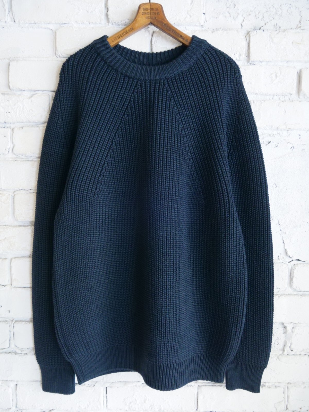 BATONER【MEN'S】SIGNATURE CREW NECK KNIT バトナー シグネチャー