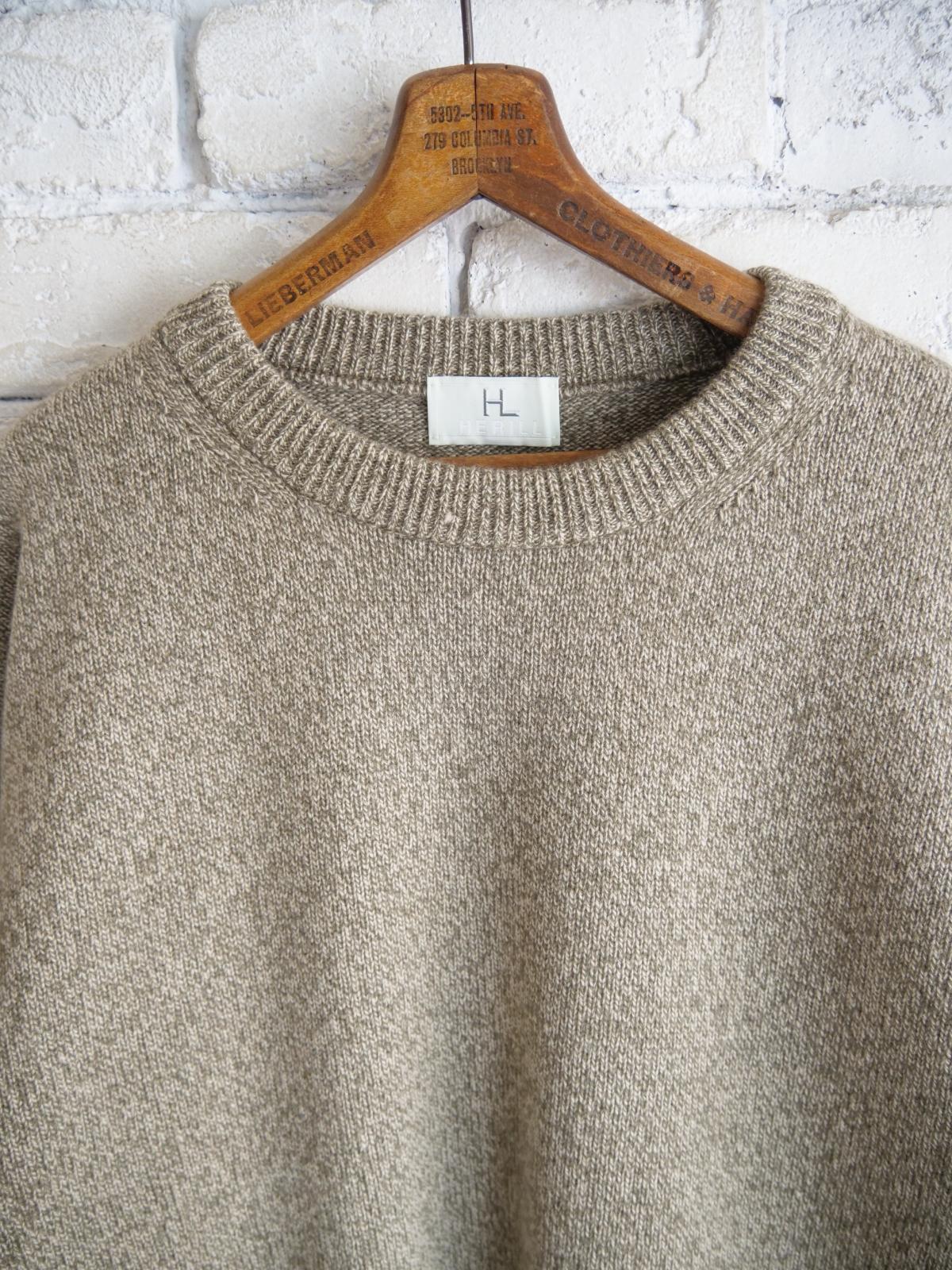 HERILL Goldencash twist Pullover ヘリル ゴールデンキャッシュ
