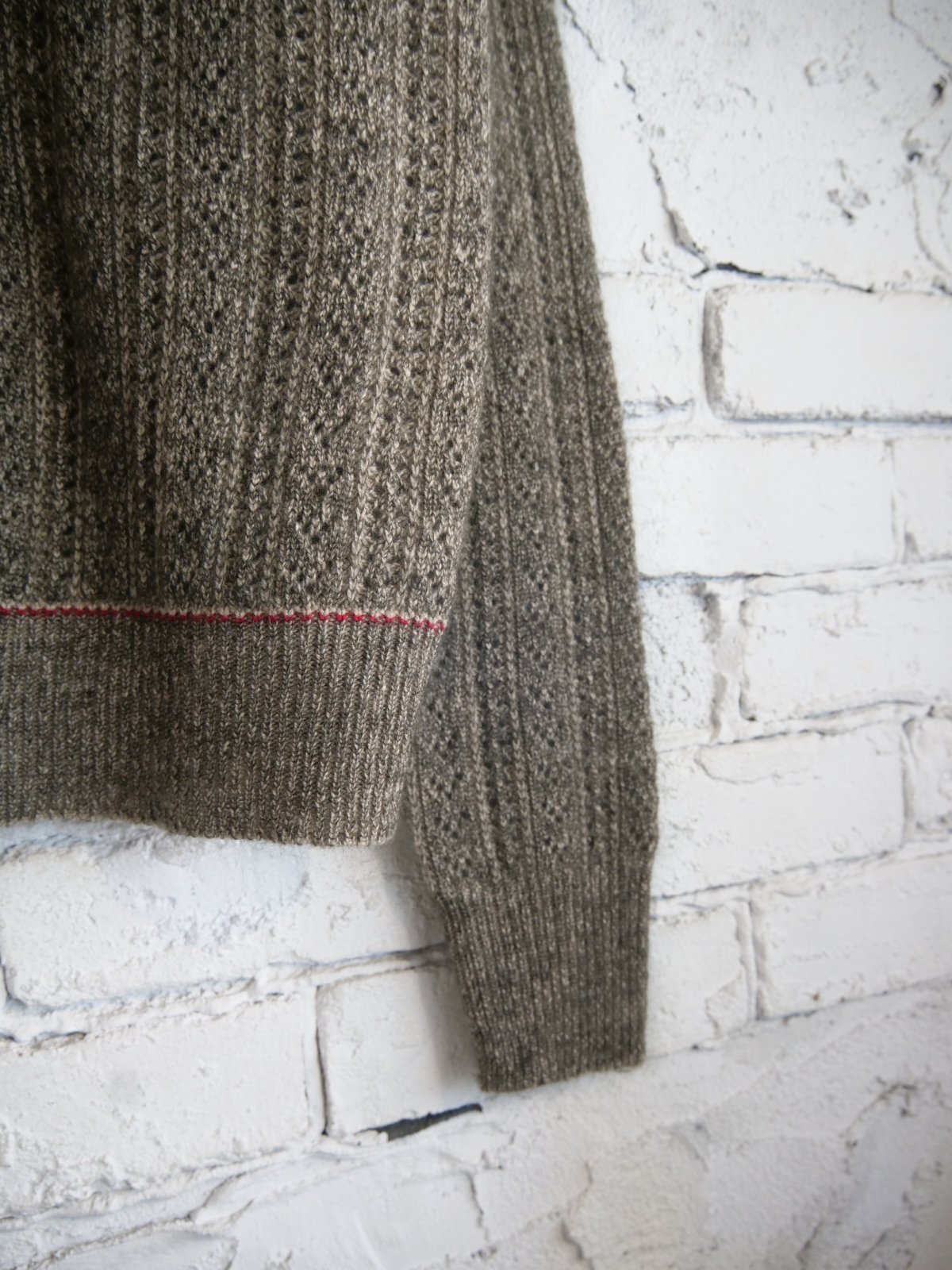 MAATEE&SONS MOHAIR CASHEMERE 透かし編み マーティーアンドサンズ