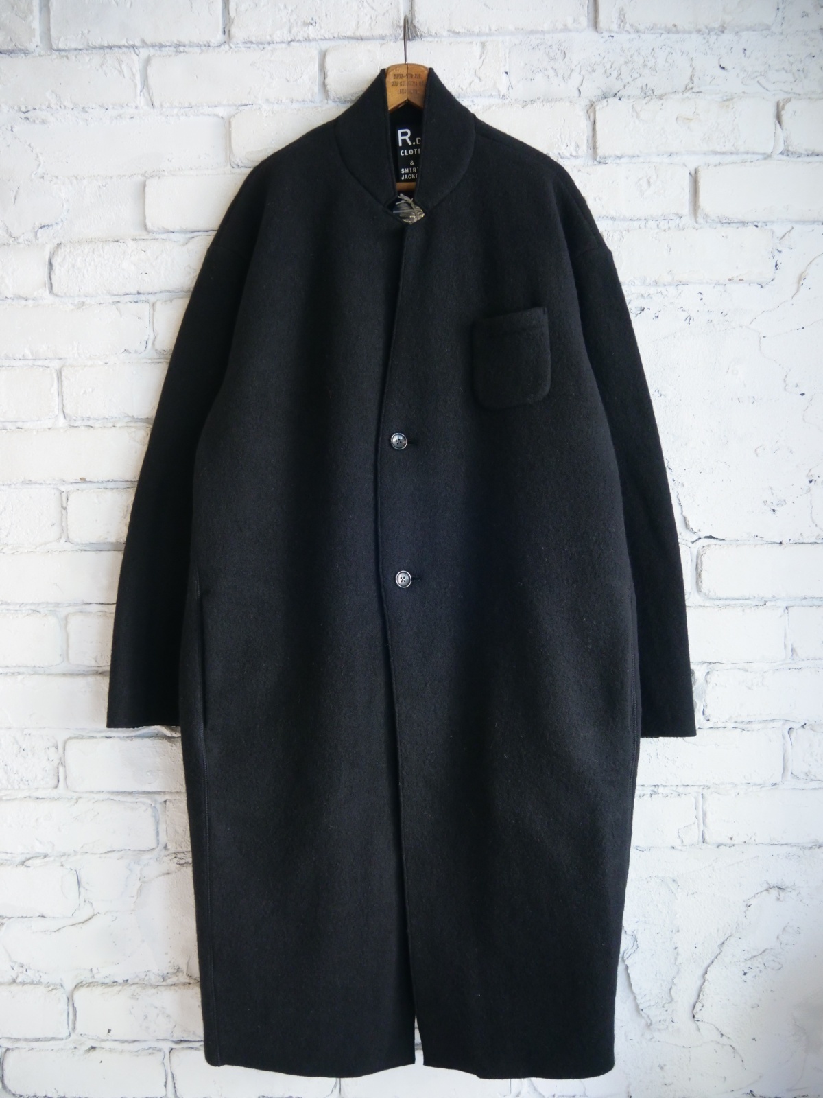 R&D.M.Co- / OLDMAN'S TAILOR WOOL FELT CHESTER COAT オールドマンズ