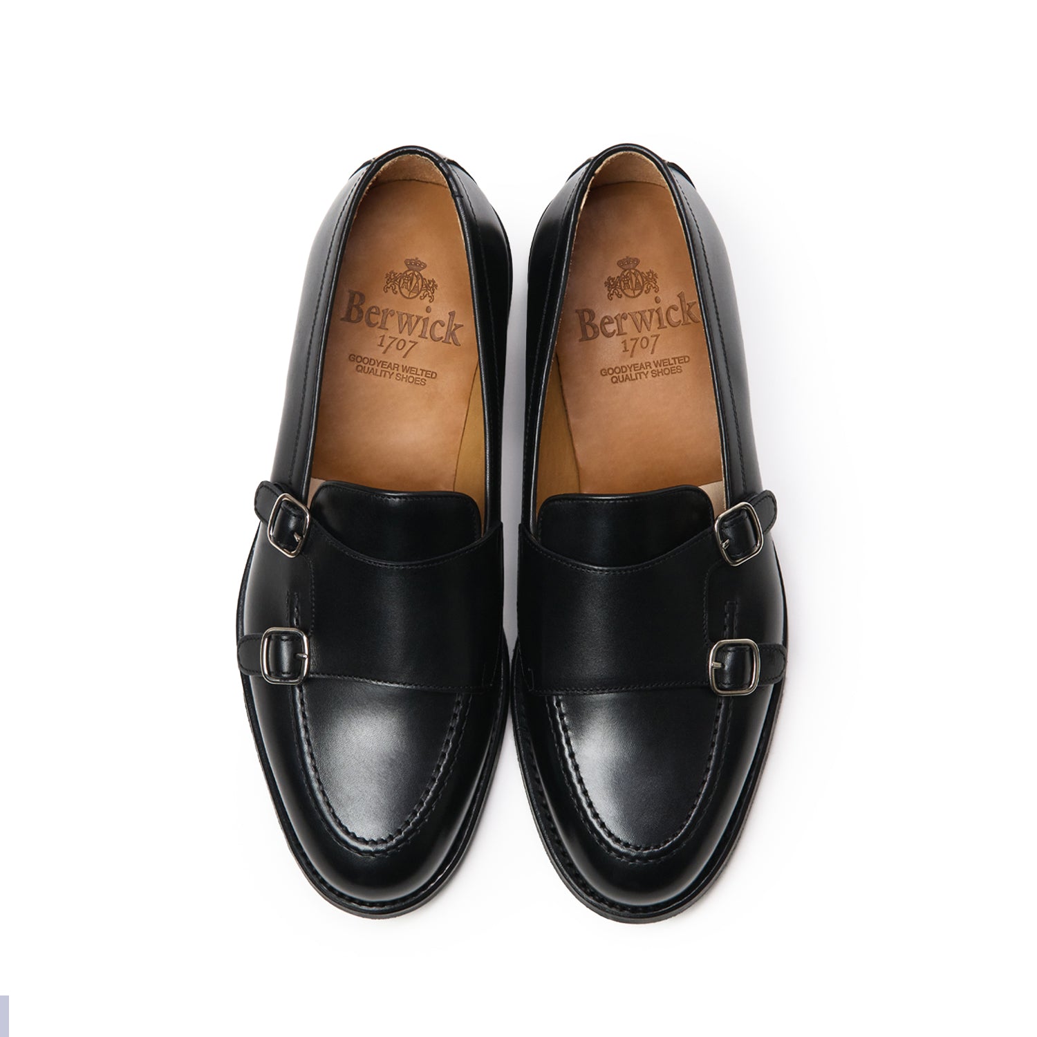 Berwick1707 | ダブルモンクストラップローファー | 4340BCDABK – バー