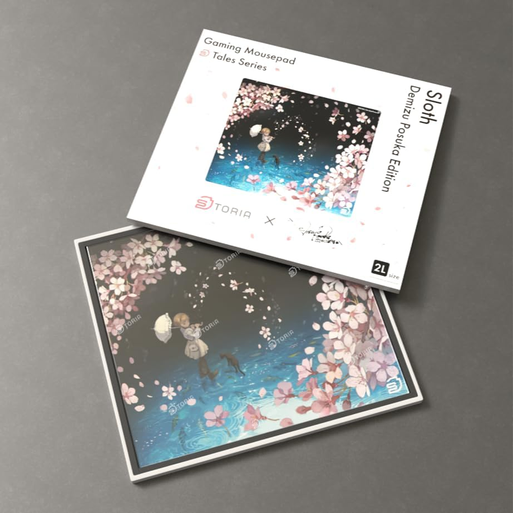 Best One(ベストワン) / STORIA Gaming Glass Mousepad Sloth Demizu