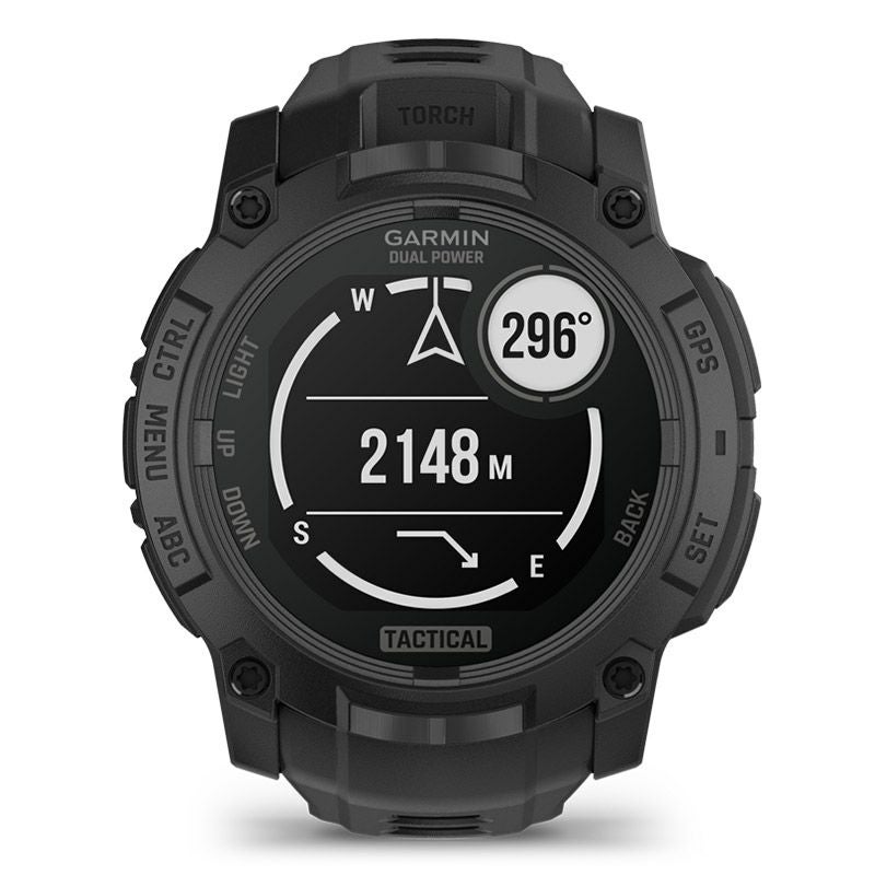 GARMIN Instinct 3 Dual Power Tactical 50mm Black ガーミン