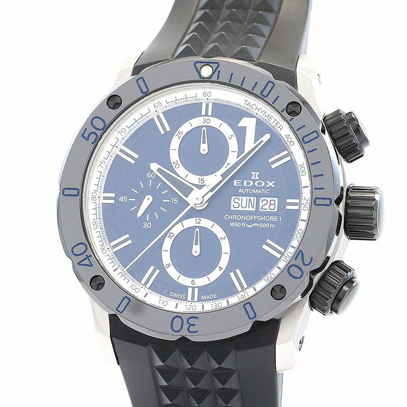 中古】EDOX CHRONOOFFSHORE-1 CHRONOGRAPH AUTOMATIC TOMIYA LIMITED