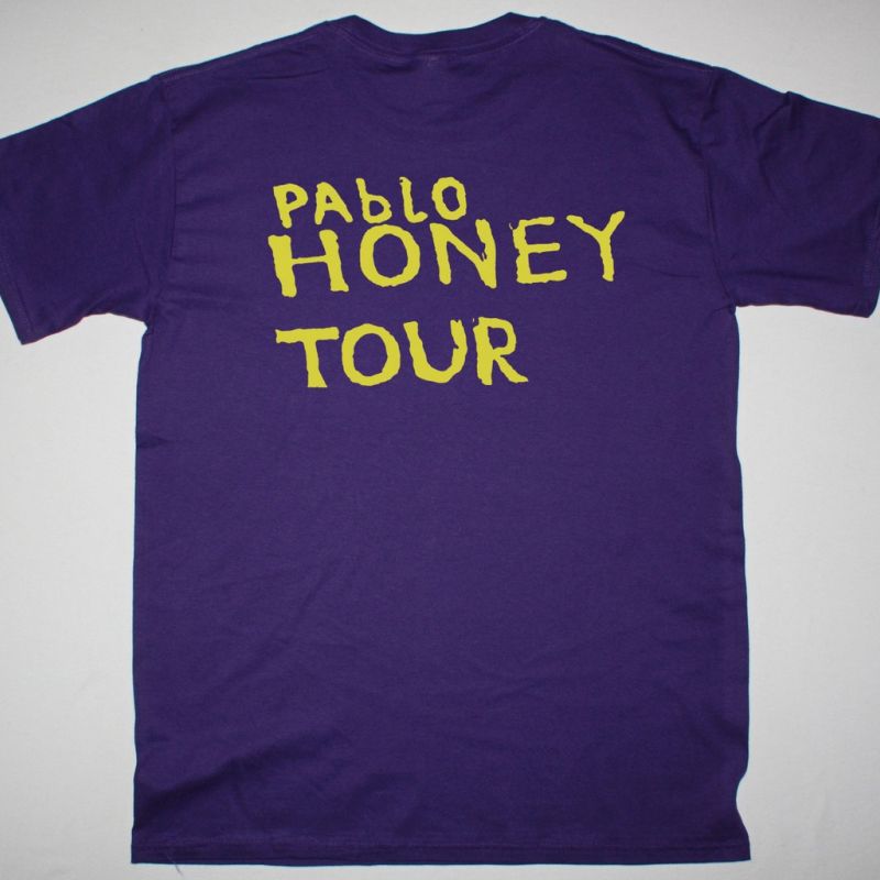 RADIOHEAD PABLO HONEY TOUR NEW PURPLE T-SHIRT - Best Rock T-shirts