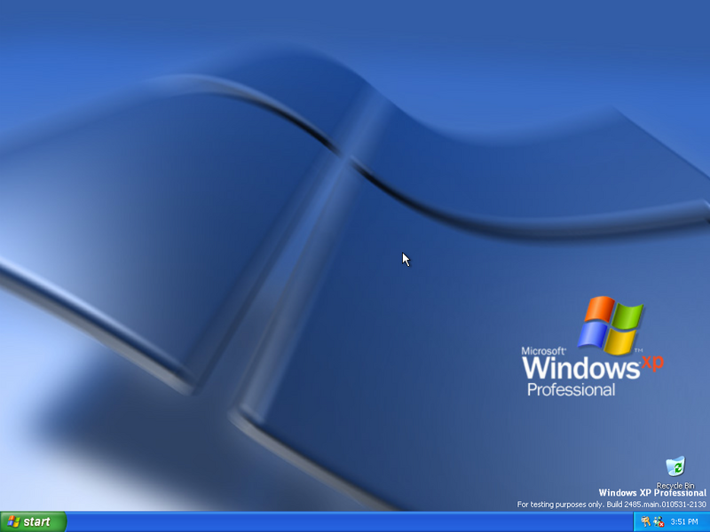 Windows XP build 2485 - BetaWiki